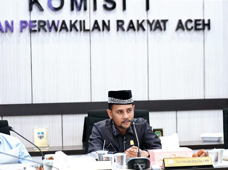 Ketua Komisi 1 DPRA,Tgk Muharuddin