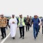 Plt Sekda Aceh, Drs. Alhudri, M.M, bersama Duta Besar Uni Emirat Arab (UEA) Untuk Republik Indonesia, H.E.Abdulla Salem Al Dhaheri, dan rombongan. meninjau ruas Tol Sigli - Banda Aceh seksi Padang Tiji- Seulimum, Minggu,(09/03/2025).