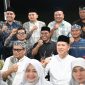 Bupati Aceh Besar H Syech Muharram Idris foto bersama seusai buka bersama pengurus ICMI Aceh Besar di Rumah Makan Cut Bit, Gampong Bueng Bakjok, Kecamatan Kuta Baro, Aceh Besar, Sabtu (15/03/2025). 